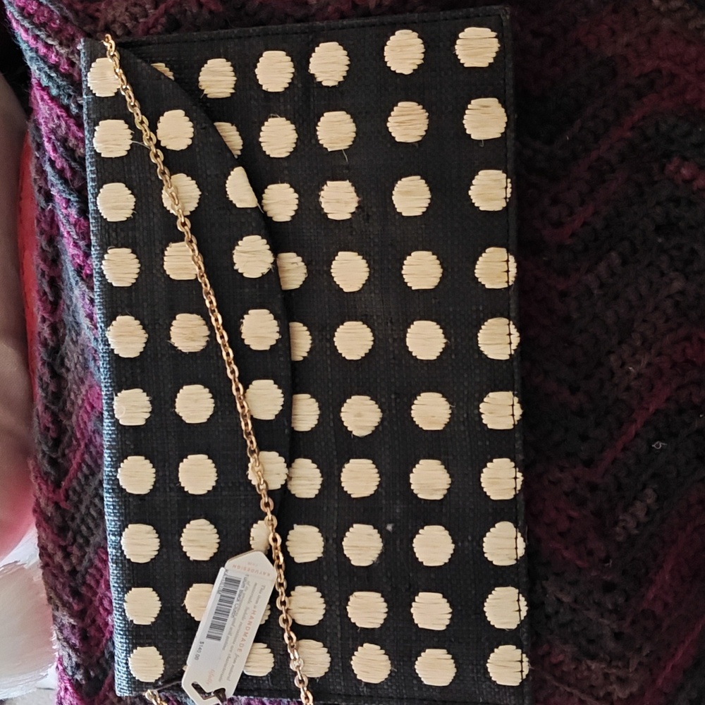 Polka dot purse
